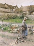 Carl Larsson October oil painting
